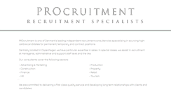 Desktop Screenshot of procruitment.com